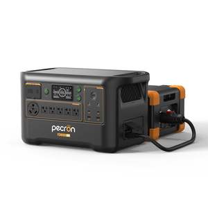 Mỹ Cổ New Arrival Pecron 3000W Xách Tay Năng Lượng Mặt Trời Nhà Máy Điện Lifepo4 6144wh Pin Gói Tinh Khiết Sine Wave MPPT Không Dây - Product Image 1