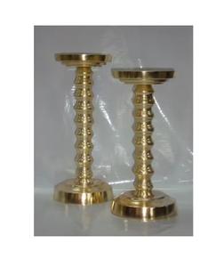 Ensemble de bougeoirs nordiques en laiton Design chaud pour la décoration de table Ensemble de 2 bougeoirs royaux de styles modernes pour mariage et fêtes - Product Image 3