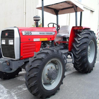 Tracteur à roues Massey Ferguson 385 80HP d'occasion avec moteur, boîte de vitesses et pompe