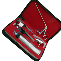 Otoscope d'opération vétérinaire certifié CE ISO en acier inoxydable de haute qualité avec étui Instruments ORL