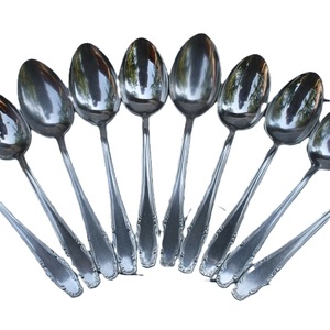 2025 usine haute qualité argenterie nouvelle acier inoxydable plaqué argent métal couverts couverts conception personnalisée cuillère et fourchette métal - Product Image 4