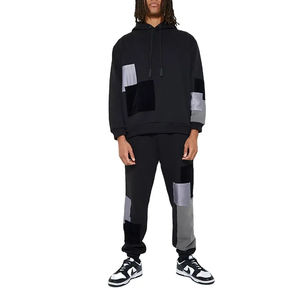 Chándal para correr de lana de manga larga personalizado cómodo de calidad superior para hombre, conjunto de chándal sólido al por mayor de último diseño - Product Image 1