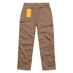 Pantalon chino en gabardine de coton extensible long pour homme, sur mesure, de haute qualité, vente en gros - Product Image 2