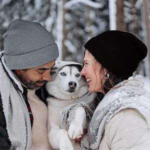 หมวกบีนนี่ผู้ใหญ่แบบยูนิเซ็กซ์ ดีไซน์ใหม่ปี 2025 ผลิตจากผ้าขนสัตว์/ผ้าฝ้าย ระบายอากาศได้ดี กันน้ำ ลายแจ็คการ์ด รับผลิตแบบ OEM ขายส่ง รับทำตามแบบ ภาพคุณภาพสูง - Product Image 1