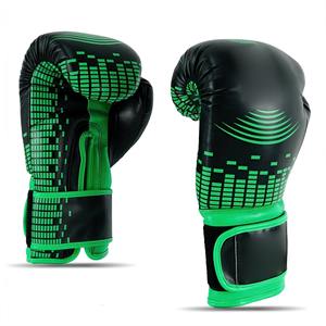 Venta al por mayor profesional personalizado impreso 8oz guantes de entrenamiento de cuero de vaca nuevo diseño de PVC para uso deportivo de alta calidad 16oz guantes de boxeo - Product Image 1