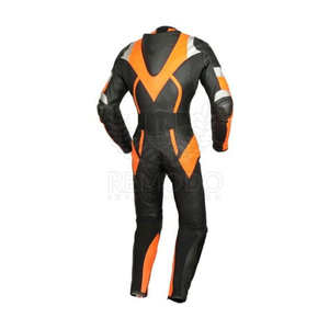 Traje de motocicleta personalizado Unisex Equipo de carreras transpirable de cuero de cuerpo completo con almohadillas protectoras para todas las estaciones Pista y aventura - Product Image 2