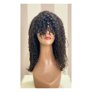 Perruques d'extensions de cheveux humains vierges 100% bruts non transformés HD Bob Kinky Curly de haute qualité du fournisseur d'origine indienne de confiance - Product Image 1