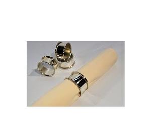 Anneaux de serviette en acier inoxydable pour fête de mariage, fabricant indien, 100% haute qualité, finition de qualité supérieure, anneaux de serviette en métal de forme ronde - Product Image 1