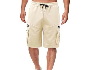Pantalones Cortos Deportivos Cómodos al por Mayor para Hombre, Fabricación Profesional, Pantalones Cortos Cargo Transpirables Hechos en Pakistán, Pantalones Cortos Color Caqui - Product Image 1