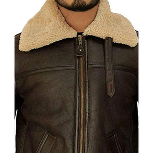 เสื้อแจ็กเก็ตหนังสีน้ำตาลแบบพกพาที่สามารถซักได้มีคุณภาพระดับพรีเมียมสำหรับ2024 - Product Image 5