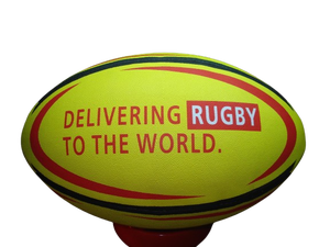 Pelota de rugby de tamaño 5 de alta calidad, agarre súper fuerte, pelota de rugby de unión de goma duradera para todo clima con envío de DHL - Product Image 5