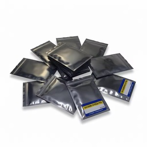 Bolsas de protección antiestática plateadas grises resellables con cierre zip ESD para electrónica, PCB, reacondicionamiento de portátiles y reciclaje. - Product Image 1