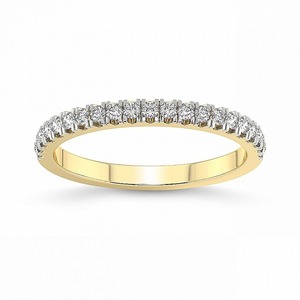 Everyday Half Eternity <b>Row</b> Lab Grown Diamond 0.25 Ct Tw 14K Solid Gold FG Color VS Clarity 21 Diamond Anniversary Jewelry - Product Image 3