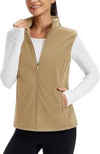 Veste sans manches en toile enduite de polyester imperméable, style streetwear, multi-poches, fermeture éclair, vente en gros OEM ODM personnalisée - Product Image 2