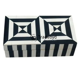 Caja con incrustaciones de resina hecha a mano para regalos Premium Hermoso almacenamiento para recuerdos de Tradebyd - Product Image 4