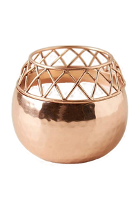 Bougeoir bol décoration de maison ou de restaurant nouveau design métal vente en gros artisanat bas prix fournisseur en gros - Product Image 4