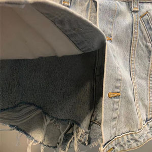 Pantalones cortos de mezclilla de nuevo diseño de alta calidad 100% algodón de secado rápido lavable pantalones cortos de mezclilla ajustados de cintura alta pantalones cortos de mezclilla Casuales - Product Image 6