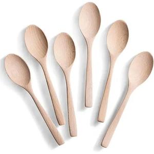 ช้อนไม้สำหรับใช้ในครัวเครื่องมือรับประทานอาหารที่เป็นมิตรกับสิ่งแวดล้อม - Product Image 1