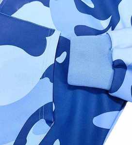 OEM survêtement personnalisé vêtements de sport deux pièces ensembles de sweat à capuche court fermeture éclair coupe-vent respirant High Street Style Twin Ensembles pour hommes - Product Image 5