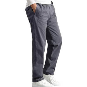 Pantalon cargo pour homme, couleur unie, taille mi-haute, ample, respirant, léger, coupe droite, décontracté, fin, pantalon de sport, séchage rapide - Product Image 3