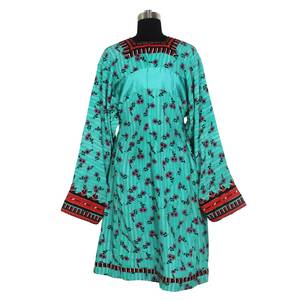 Robe Balochi Vintage Traditionnelle Fait à la Main Collection de Robe Banjara Balochi Brodée à la Main Vintage, Banjara Ethnique 2025 - Product Image 6