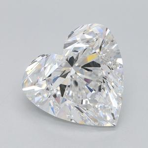 IGI 4,01 CT Heart Cut Lab Diamond White Loose Calibrated E color VS1 clarity Lab creó diamantes para regalos de joyería para ella - Product Image 1