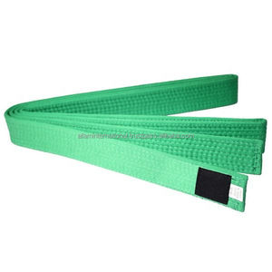 Cinturón de Karate con Logotipo Personalizado OEM del Fabricante, Cinturón de Artes Marciales de Algodón de Alta Calidad con Franja de Color para Karate - Product Image 5