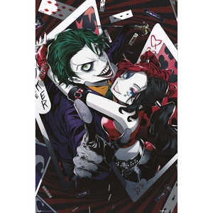 โปสเตอร์อนิเมะการ์ตูนดีซี โจ๊กเกอร์และฮาร์ลีย์ ควินน์ - Product Image 1