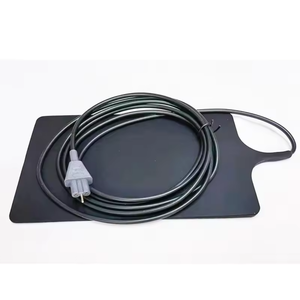 แผ่นซิลิกอนสำหรับผู้ป่วยแบบนำกลับมาใช้ใหม่ได้2พินพร้อมแผ่นต่อสายดินที่ให้ผลตอบแทนทางลบซึ่งเข้ากันได้กับแหล่งพลังงานไฟฟ้า - Product Image 2