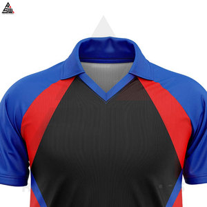 Vente en gros de t-shirts personnalisés en coton respirant, décontractés, grande taille, manches courtes, style golf, sublimation pour hommes - Product Image 2