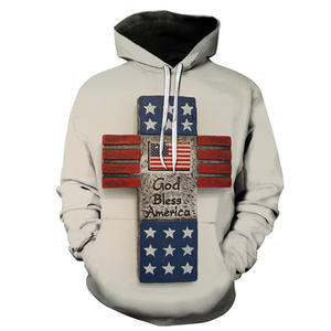 Sudaderas con capucha personalizadas para hombre, diseño de patrón sólido, estampado digital completo, cuello con capucha y forro de algodón 100% para invierno - Product Image 3