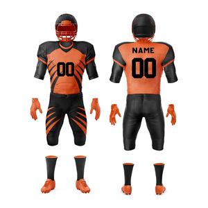 Camiseta de fútbol americano de diseño personalizado superventas, ropa de práctica de calidad Premium con mangas cortas, uniforme de bajo precio - Product Image 2
