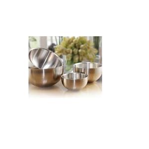 Cuenco de ensalada de cocina, juego de cuencos de mezcla de acero inoxidable con transparente para tamaño personalizado, precio barato con venta - Product Image 6