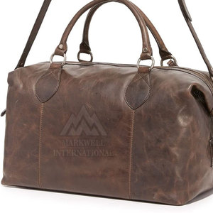 Sacs de voyage en cuir personnalisés avec votre propre logo, meilleur matériau, sacs de voyage en cuir à étiquette privée - Product Image 4