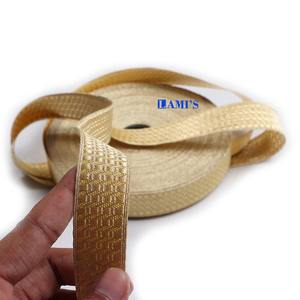 Trenza y encaje de alambre metálico OEM para decoración de uniformes, trenza de encaje francés elegante al por mayor - Product Image 6