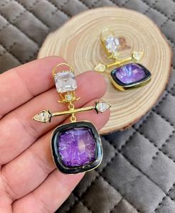 Shining Beauty <b>Studs</b> Oval Glow <b>Studs</b> <b>Earrings</b> Elegant Women <b>Earrings</b> for Party Wear Fashion Accessories for Gifts - Product Image 4