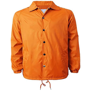 Venta caliente personalizada hombres entrenadores Chaqueta ligera resistente al agua de gran tamaño entrenamiento poliéster nailon chaquetas de entrenamiento para los hombres - Product Image 1