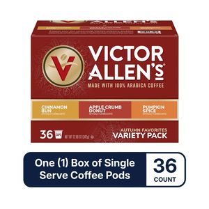 Victor Allen's Coffee Autumn Favorites Variety Pack, Medium Roast, 36 Count, Single Serve Coffee Pods - Product Image 5
