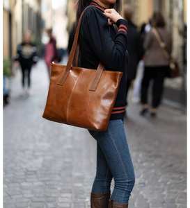 Bolso de mano de cuero de vaca genuino para mujer, bolsos de hombro a la moda hechos a mano para mujer, cierre de cremallera, logotipo personalizado, bolsas de cosméticos, estuches - Product Image 3