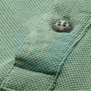 Nouveauté polos pour hommes Tissu tricoté respirant Vêtements de rue décontractés Fabriqué au Pakistan - Product Image 6