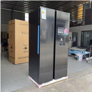 Réfrigérateur et congélateur à portes françaises de grande capacité 573L, sans givre, intelligent, pour la cuisine familiale, avec distributeur d'eau - Product Image 1