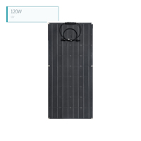 Panneau solaire flexible PET 120W 12V pour camping-car, bateau et charge de batterie
