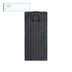 120W <b>12V</b> PET Flexible Solar Panel for RV Marine and <b>Battery</b> Charging - Product Image 2