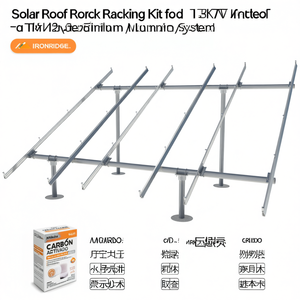 Kit de Soportes para Paneles Solares en Techos de Tejas de 13kW, de Aluminio y Acero - Product Image 2
