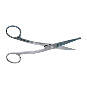 Vente en gros de ciseaux à bandage pour infirmière Finition Dall Bord émoussé Manche incurvé Ciseaux à pansement médical en acier et métal - Product Image 3