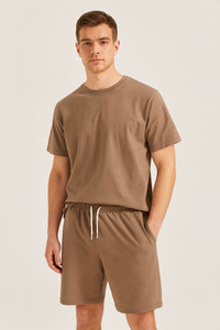 Ensemble de vêtements de sport pour hommes d'été, tenue de sport décontractée, t-shirt et short assortis, vendeur en gros de vêtements au Bangladesh - Product Image 2