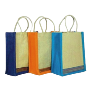 Sacs cadeaux d'épicerie en Jute de haute qualité, Style personnalisé, motif en tissu, couleur, petit, origine brute indienne - Product Image 1