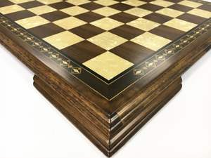 Échiquier en Noyer Massif avec Nacre 42 cm - 16,5 pouces - Product Image 4