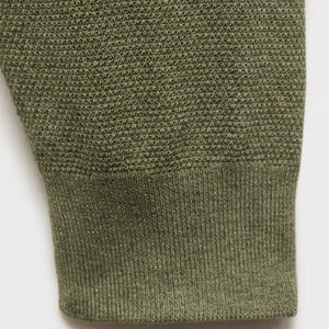 Personnalisable 100% coton col rond fin-tricot pull pour hommes de haute qualité respirant Anti-rides Anti-rétrécissement vert tenue d'hiver - Product Image 5