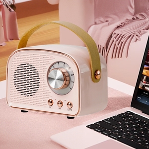 Hot bán mini xách tay tương thích văn phòng Loa không dây loa đài phát thanh cổ điển loa chất lượng cao 6D Stereo Loa không dây - Product Image 2